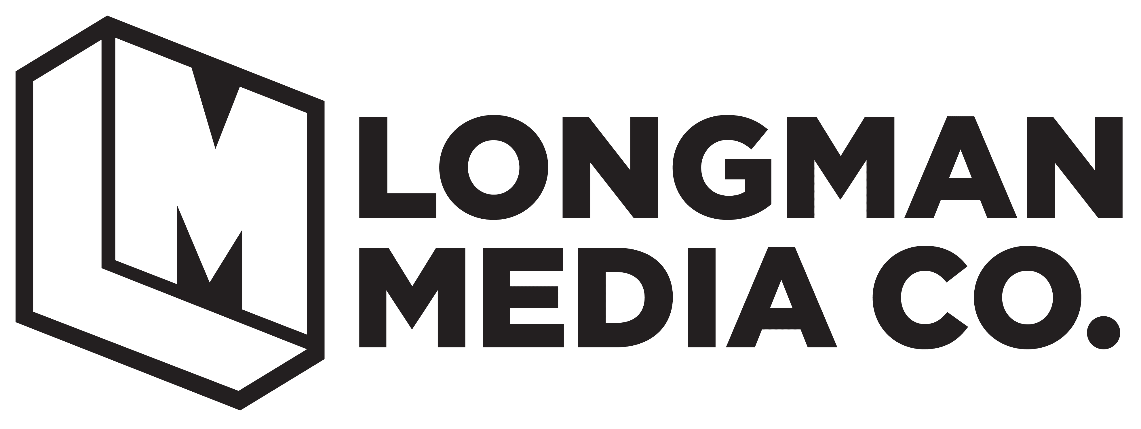 Longman Media Co Black Logo 2
